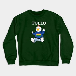 Pollo bear de Bolivia Crewneck Sweatshirt